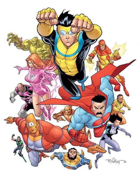 Ryan Ottley Comic Art Invincible Comic Comic Books Art