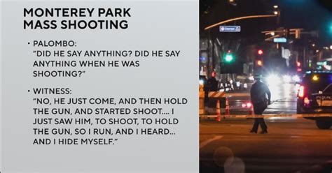 Monterey Park Mass Shooting Witness Describes The Chaotic Scene Inside