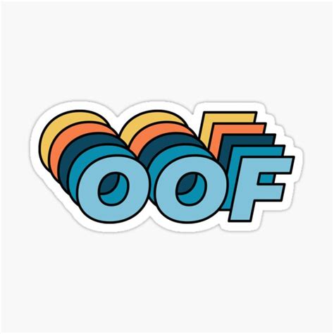 Oof Stickers Redbubble