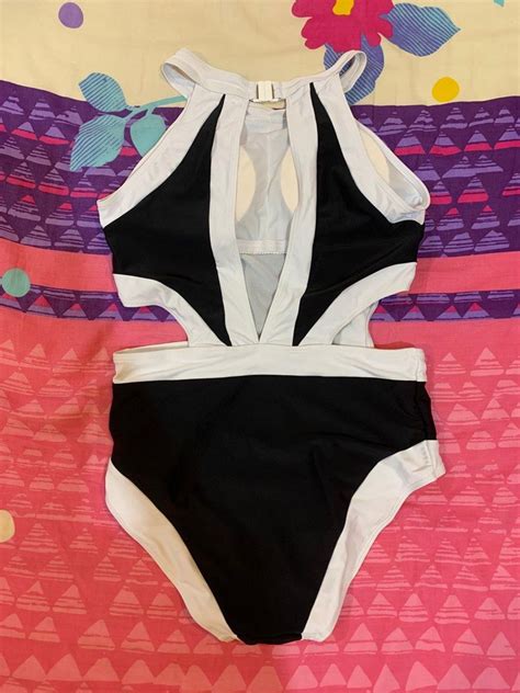 Agent Romanoff Monokini Black Women S Fashion Swimwear Bikinis And Swimsuits On Carousell