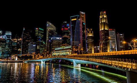 Wallpaper Id 201774 Singapore At Night 4k Wallpaper Free Download