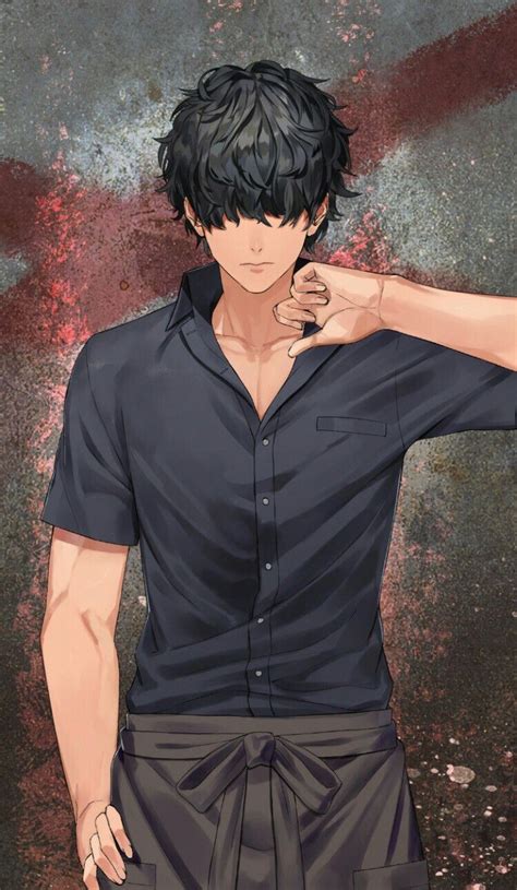 Anime Guys With Black Curly Hair Anime Gallery