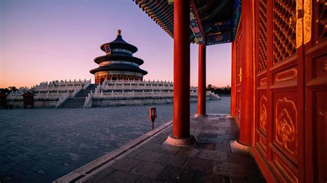 Temple Of Heaven Tiantan Peking Foto Wegbeschreibung Lage