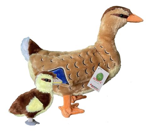 Buy Adore 13 Standing Mallory The Mallard Duck With Duckling Stuffed
