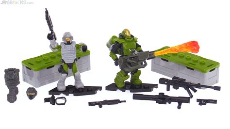 Mega Construx Halo Unsc Marines Customizer Pack Review