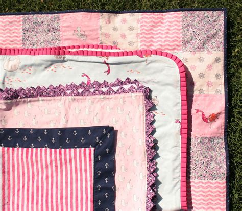 Pdf Sewing Pattern Simple Baby Blankets Tutorial Etsy
