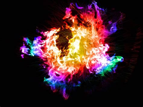 Image Rainbow Flame By Yutte007 D4oo35m Superpower Wiki
