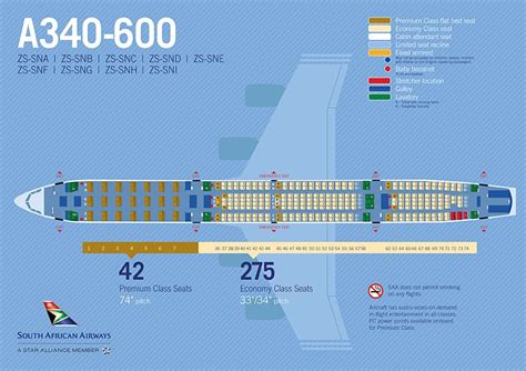 Airbus A340 600 Seat Map Maps For You