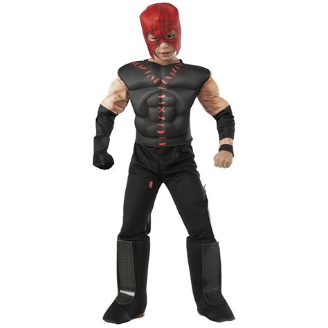 Wwe Kane Deluxe Muscle Chest Boys Size S 46 Licensed Costume Rubies