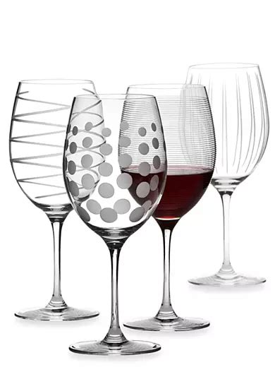 Mikasa Cheers Set Of 4 Red Wine Glasses Belk