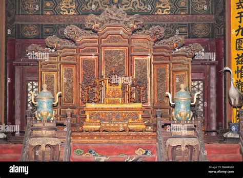Emperors Or Imperial Throne Hall Of Supreme Harmony The Forbidden