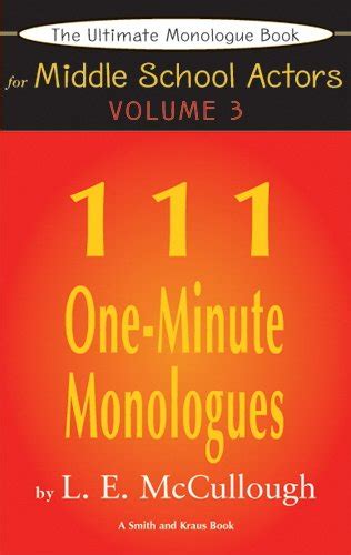 111 One Minute Monologues 3 The Ultimate Monologue Bo By Dabrowski