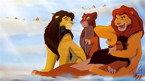 In Heaven By Dksk30 On Deviantart Lion King Drawings Lion King Fan