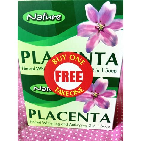 Placenta Herbal And Anti Aging 2 In 1 Soap Shopee Philippines