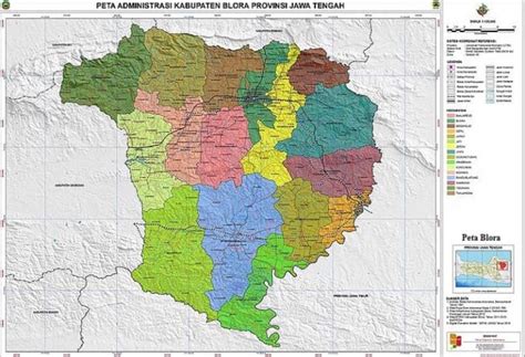 Peta Kabupaten Blora Terbaru Gambar Hd Lengkap Dan Keterangannya