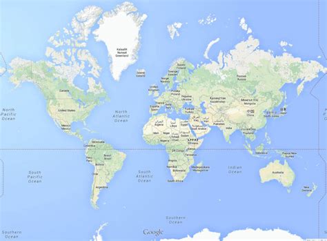 Carte Du Monde Geographie Gambaran