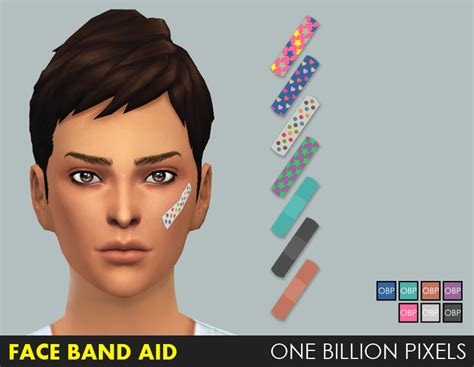 My Sims 4 Blog Face Band Aid By Newone