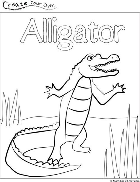 Alligators Coloring Pages Coloring Home