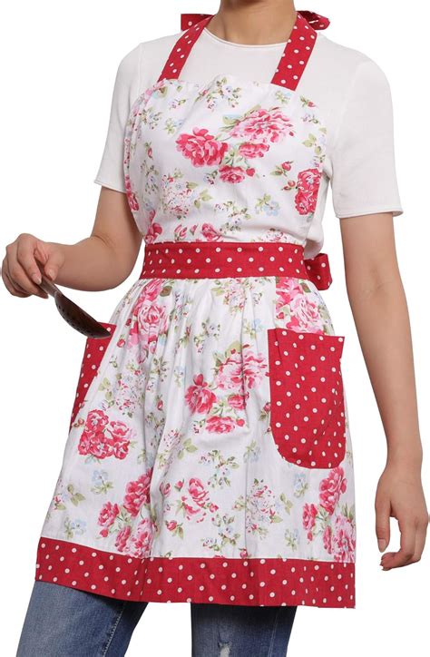 Womens Waterproof Apron Garden Apron In Pink On Pink Damask Aprons Home