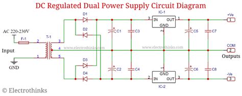 Dc Regulated Dual Power Supply Electrothinks