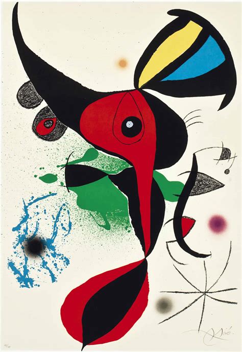 Joan Miro 1893 1983 Oda A Joan Miró One Print Christies