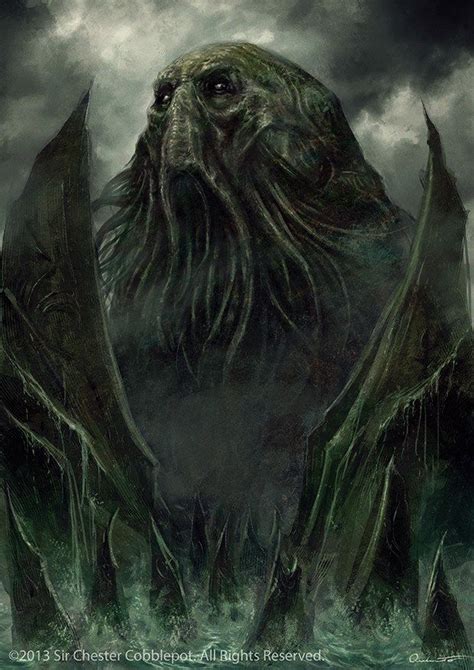 The Eyes And Facial Structure Cthulhu By Satibalzane On Deviantart Hp