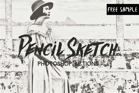 Free Pencil Sketch Photoshop Actions ~ Creativetacos