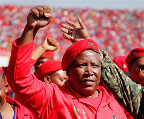 Eff leader julius malema addresses a community meeting in ward 6, mohokare municipality in eff leader julius malema has briefly appeared in the randburg magistrate's court on monday morning. Julius Malema Claims Jews Are Training South African White ...