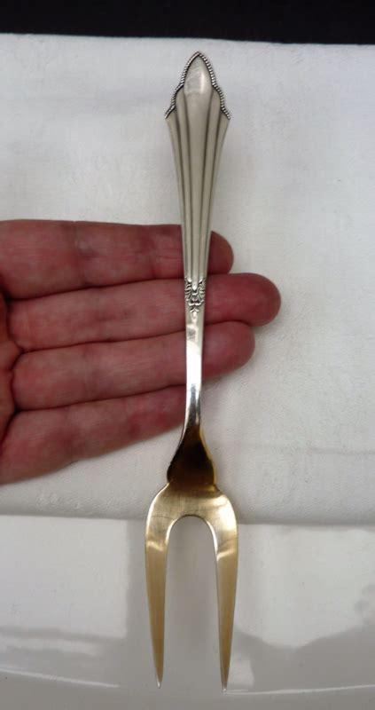 Wmf Silver Plated Art Deco Cold Meat Fork Cold Meat Serving Forks