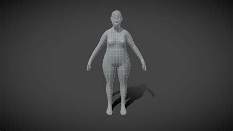Human Body Organs 3d Animation Female Body Fat Base Mesh 3d Model