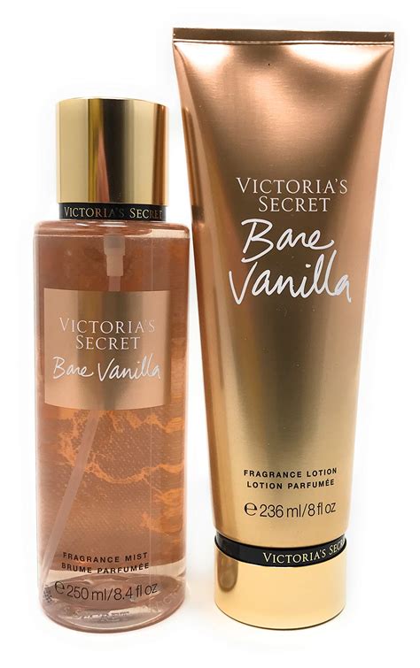 Victorias Secret Bare Vanilla Body Mist And Fragrance Lotion Set Buy Online In Cyprus At