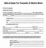 Photos of Bill Of Sale For Boat In Texas