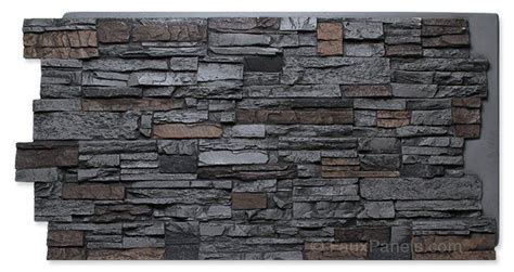 6 x 24 interlocking units. Canyon Gray Colorado Stacked Stone | Stone veneer panels ...