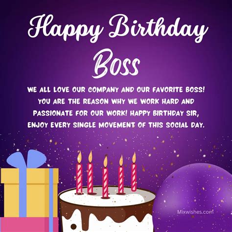 Inspirational Happy Birthday Wishes For Boss