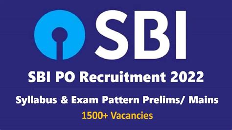 SBI PO Syllabus Latest Exam Pattern Prelims Mains