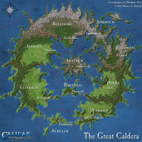 The Cartography Of Thorfinn Tait Calidar Kickstarter Has Begun