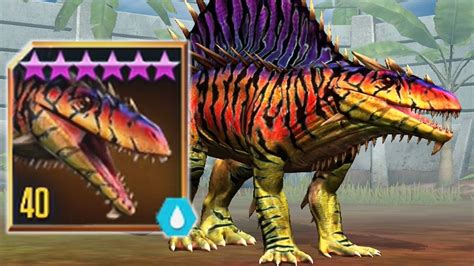 Ostaposaurus Max Level 40 Jurassic World The Game Youtube