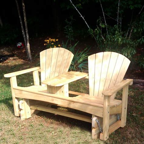 Share Double Adirondack Chair Plan From Yellawood Zine