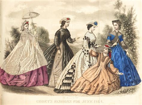 American Womens Fashion 1860