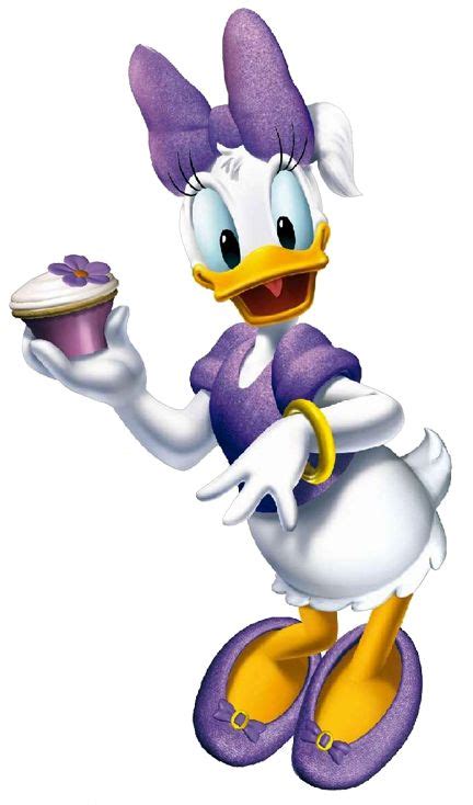Daisy Wcupcake Disney Cartoon Characters Daisy Duck Donald And