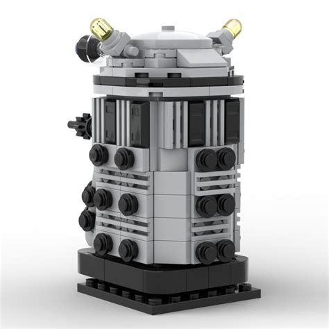 Doctor Who Dalek Custom Lego Moc Brickheadz Instructions