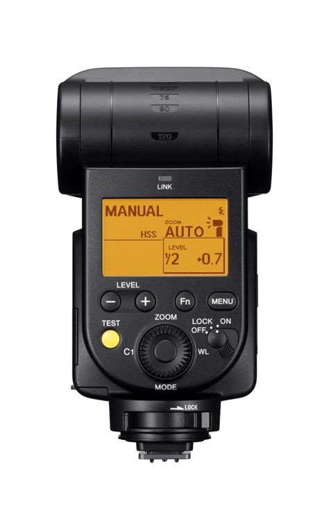 Sony External Flash with Wireless Radio Control Camera Flash, Black