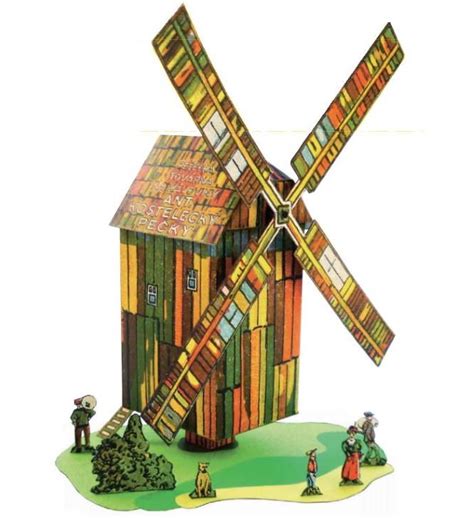 Papermau The Czech Windmill A Vintage Paper Model By Abc Magazine