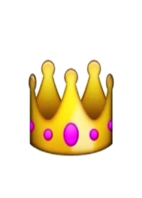 Crown Emoji By Hoeirl Redbubble