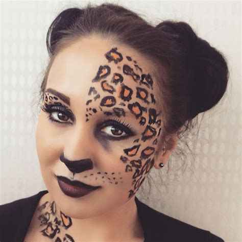 How To Paint A Leopard Face For Halloween Gail S Blog