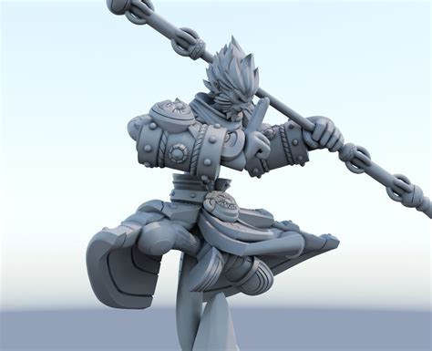 Wukong 3d Print Model From League Of Legends 3d Model 3d Printable