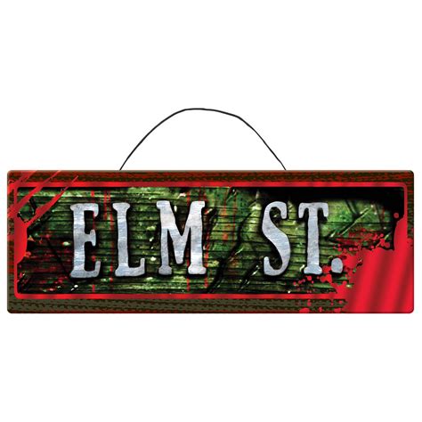 A Nightmare On Elm Street Mdf Signs 387cm X 136cm 12 Pc Amscan