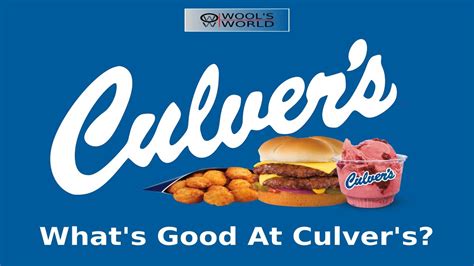 Culver's - What's Good at Culver's? - YouTube