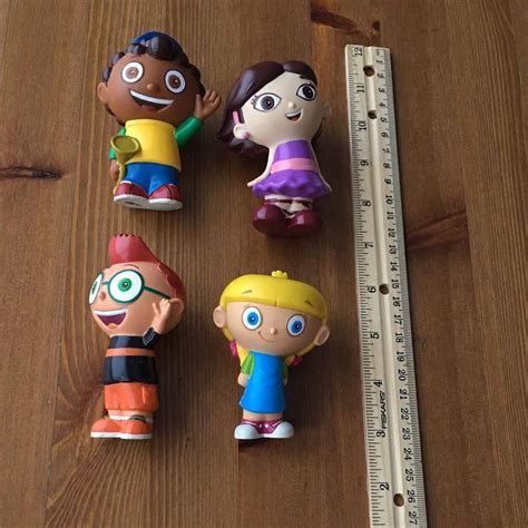 Little Einsteins Figures Bath Toy Set Cake Toppers Disney 3 Leo June