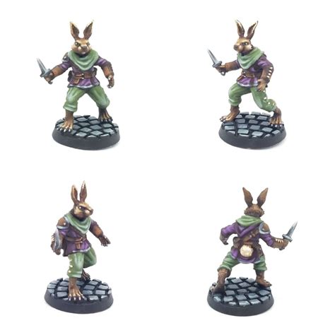 3d Printable Rabbit Fighter Pre Supported By Vae Victis Miniatures